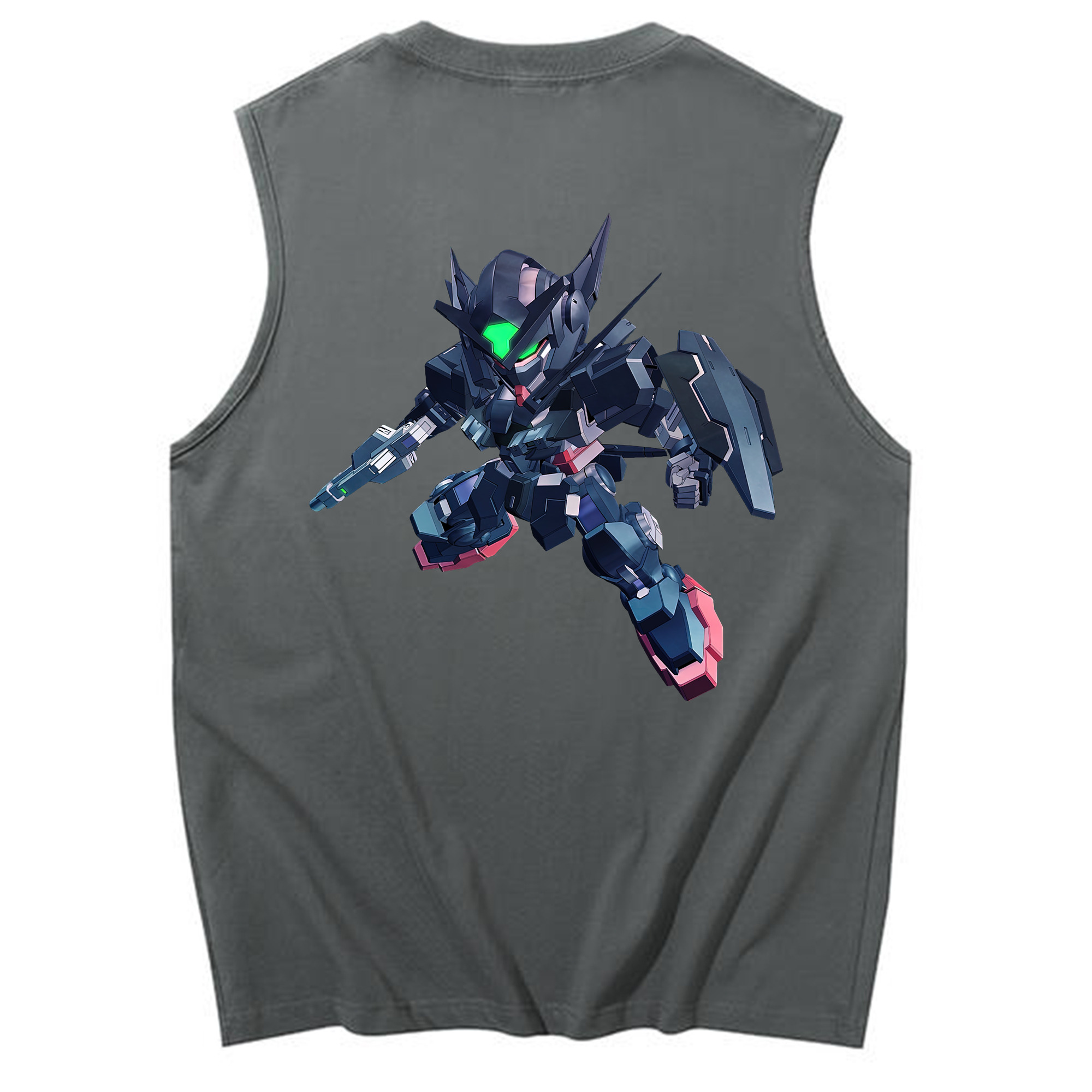 （画像用） 機動戦士ガンダム Mobile Suit Gundam コットン100％タンクトップ（背面プリント）